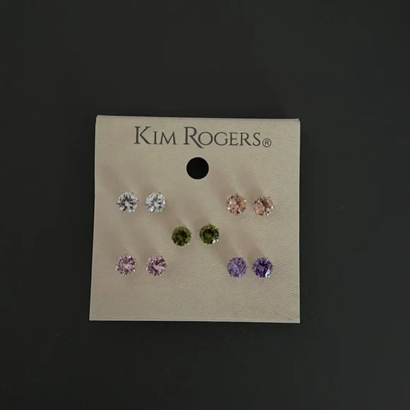 Kim Roger Earrings 5 pairs - Picture 1 of 1